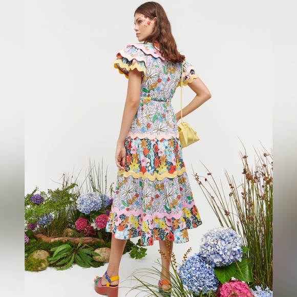 CeliaB/.OLAV.FLORAL.MIDI.DRESS - Picture 4 of 12